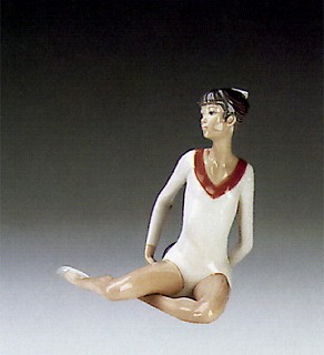 Lladro-Gymnast Exercise With Ball 1985-88