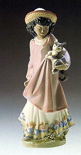Lladro-My New Pet Cat - Open Box