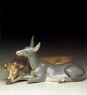 Lladro-Bull & Donkey 1991-96