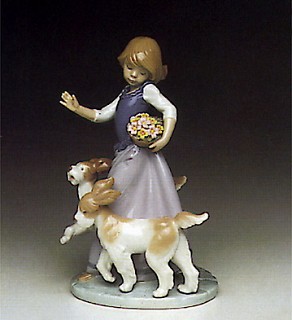 Lladro-Dog Romp 1991-95