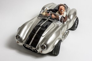 Guillermo Forchino-SHELBY COBRA 427 S/C  SILVER 1/2 scale