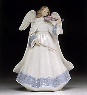 Lladro-Angelic Violinist 1994