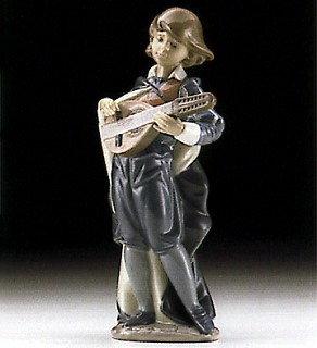 Lladro-Young Mandolin Player 1996-00