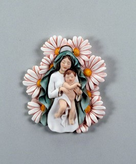 Giuseppe Armani-Madonna Of The Daisies - Plaque