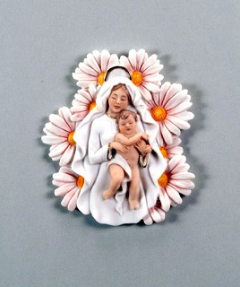 Giuseppe Armani-Madonna Of The Daisies - Plaque