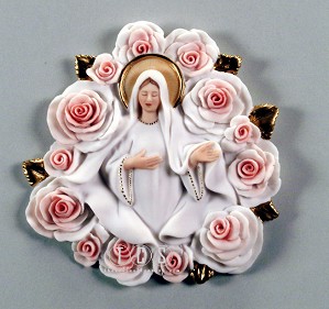 Giuseppe Armani-Madonna Of The Roses - Plaque