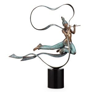SPI Sculptures-Dunhuang Dancer with Flute