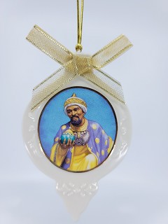 Ebony Visions-Wise Man With Frankincense Ornament