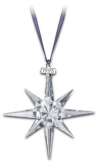 Swarovski Crystal-1995 Swarovski Star Ornament