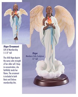 Ebony Visions_Hope - Deluxe  Blackshear Circle 2006 Membership Figurine And Kit