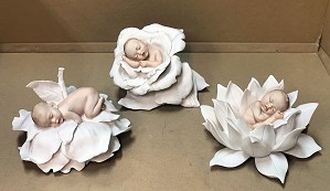 Giuseppe Armani-Baby and Flower Set