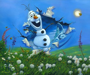 Jim Warren-Bursting Into Spring From The Movie Frozen