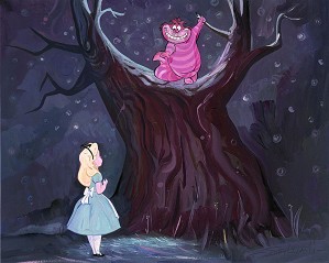 Jim Salvati-Choosing Her Path - From Disney Alice in Wonderland