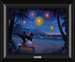 Tim Rogerson-Evening Fireworks on the Beach