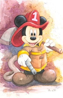 Michelle St Laurent-Fireman Mickey - From Disney Mickey Fire Brigade