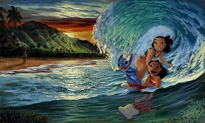 Walfrido Garcia-Morning Surf From Lilo and Stitch