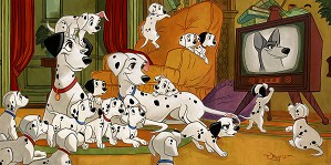 Tim Rogerson-Movie Night From One Hundred and One Dalmatians