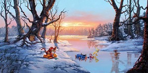 Rodel Gonzalez-Playful Afternoon - From Disney Winnie the Pooh