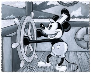 Tim Rogerson-Willie at the Helm - From Disney Steamboat Willie