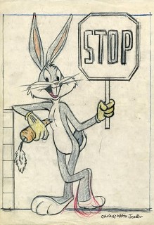 Chuck Jones-Bugs Bunny: Stop On The Lot