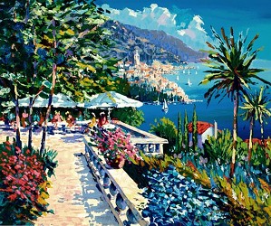 Kerry Hallam-Amalfi Terrace Paper