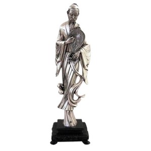 Dargenta-Silver Chinese Man Statue