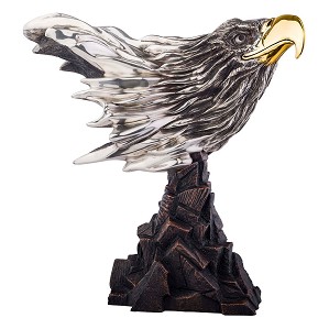Dargenta-Silver Eagle Statue Head