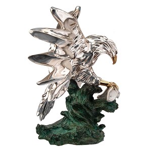 Dargenta-Fishing Bald Eagle Statue