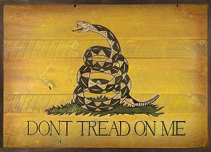 David Grant-Dont Tread On Me Barn Door OPEN EDITION