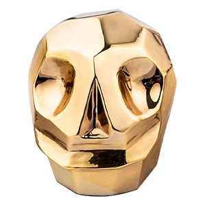 Dargenta-Gold Skull Figure Tzompantli