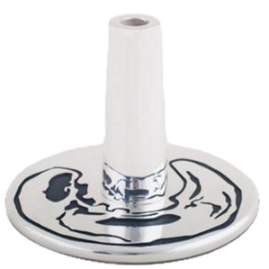 Dargenta-Silver Candle Holder Anamorphosis