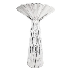 Dargenta-Open Architecture Silver Flower Vase