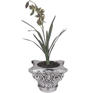 Dargenta-Silver Flower Pot Corinthian Column