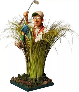 The Golfer in The Rough