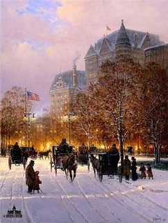 G Harvey-A Stroll on the Plaza Artist Proof