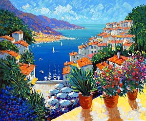 Kerry Hallam-Sur La Port Canvas