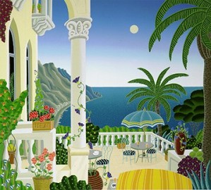 Thomas McKnight-Ravello Balcony Paper With Remarque