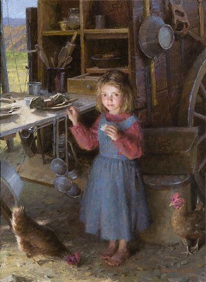 Morgan Weistling-The Chefs Daughter - Chuck Wagon 1892 Artist Proof