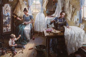 Morgan Weistling-The Dressmaker's Shop Artist Proof