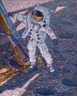 Alan Bean-The First Human Footprint