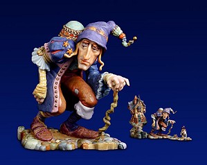 James Christensen-There Was A Crooked Man Porcelain Sculpture