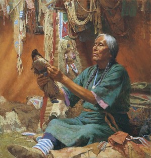 Howard Terpning-NEW DOLL FOR MY GRANDMOTHER