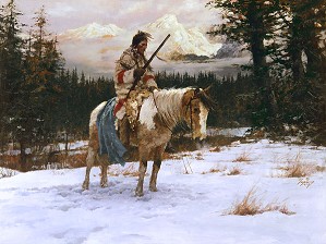 Howard Terpning-LONELY SENTINEL