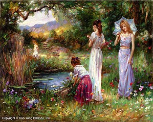 Cao Yong-Garden Beauties Artist Proof