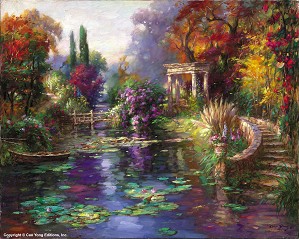 Cao Yong-Garden Pond Artist Proof