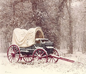 James Bama-Chuck Wagon in the Snow ANNIVERSARY EDITION ON