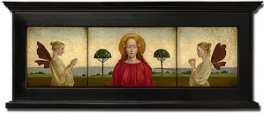 James Christensen-Madonna With Two Angels Framed Limited Edition Canvas
