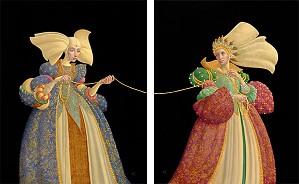 James Christensen-The Tie That Binds Limited Edition DIPTYCH