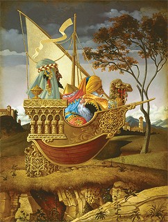 James Christensen-Three Wise Men in a Boat