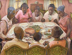 John Holyfield-Blessings III Canvas Giclee
